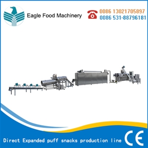 Direct Expanded puff snacks production line