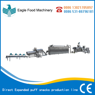 Direct Expanded puff snacks production line